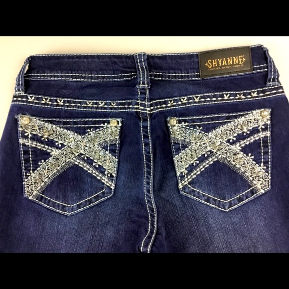 Shyanne Bootcut Low Rise Thick Stitching Sz.28X42 - Picture 1 of 12